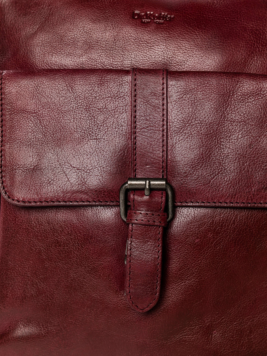 Рюкзак Dr.Koffer из натуральной кожи бордовый