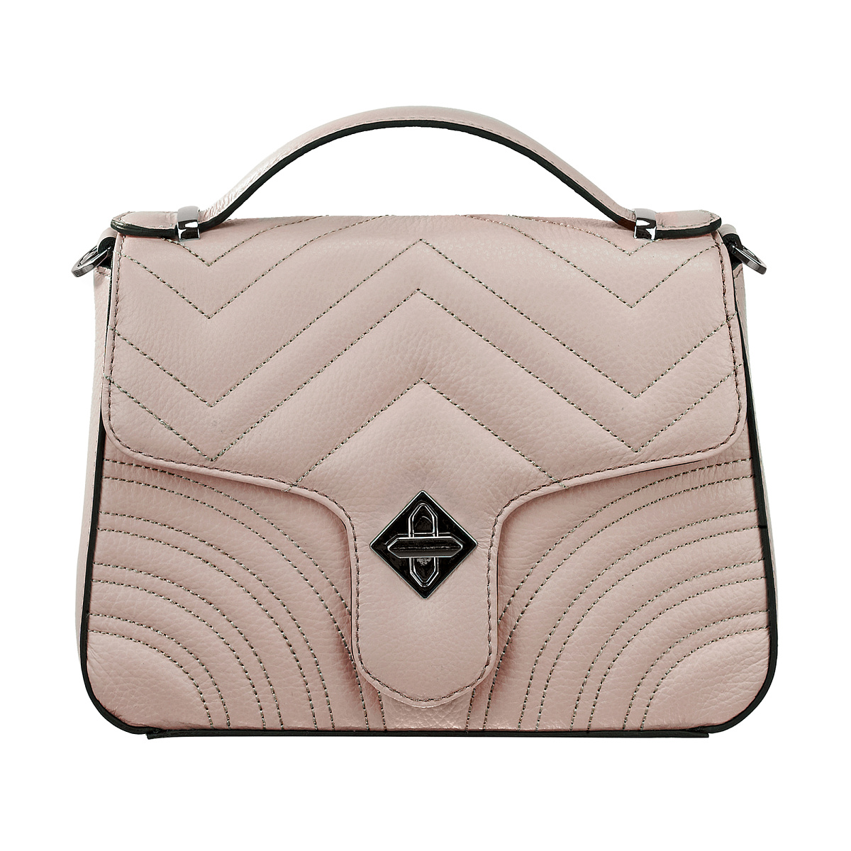 Женская сумка Dr. Koffer из натуральной кожи бежевая