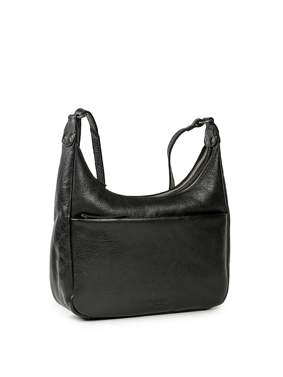 Женская сумка Dr.Koffer из натуральной кожи черная