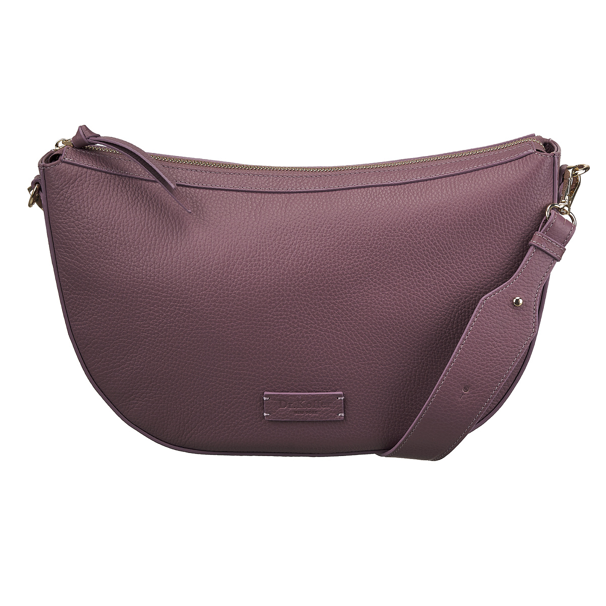 Женская сумка  Dr. Koffer из натуральной кожи фиолетовая