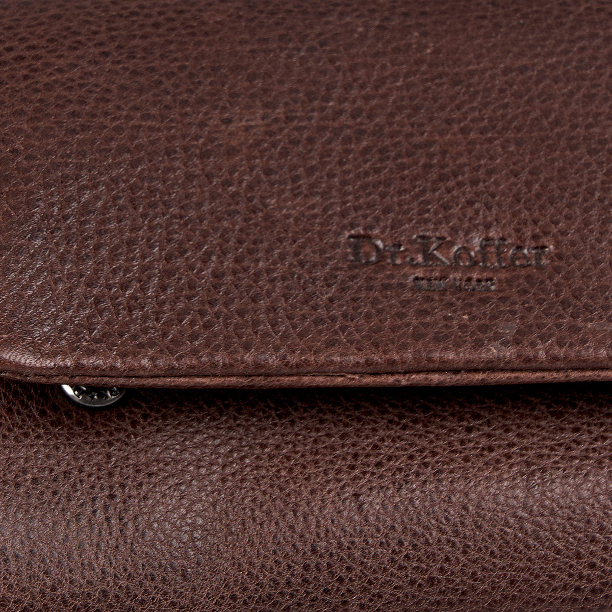 Портмоне Dr.Koffer из натуральной кожи коричневое