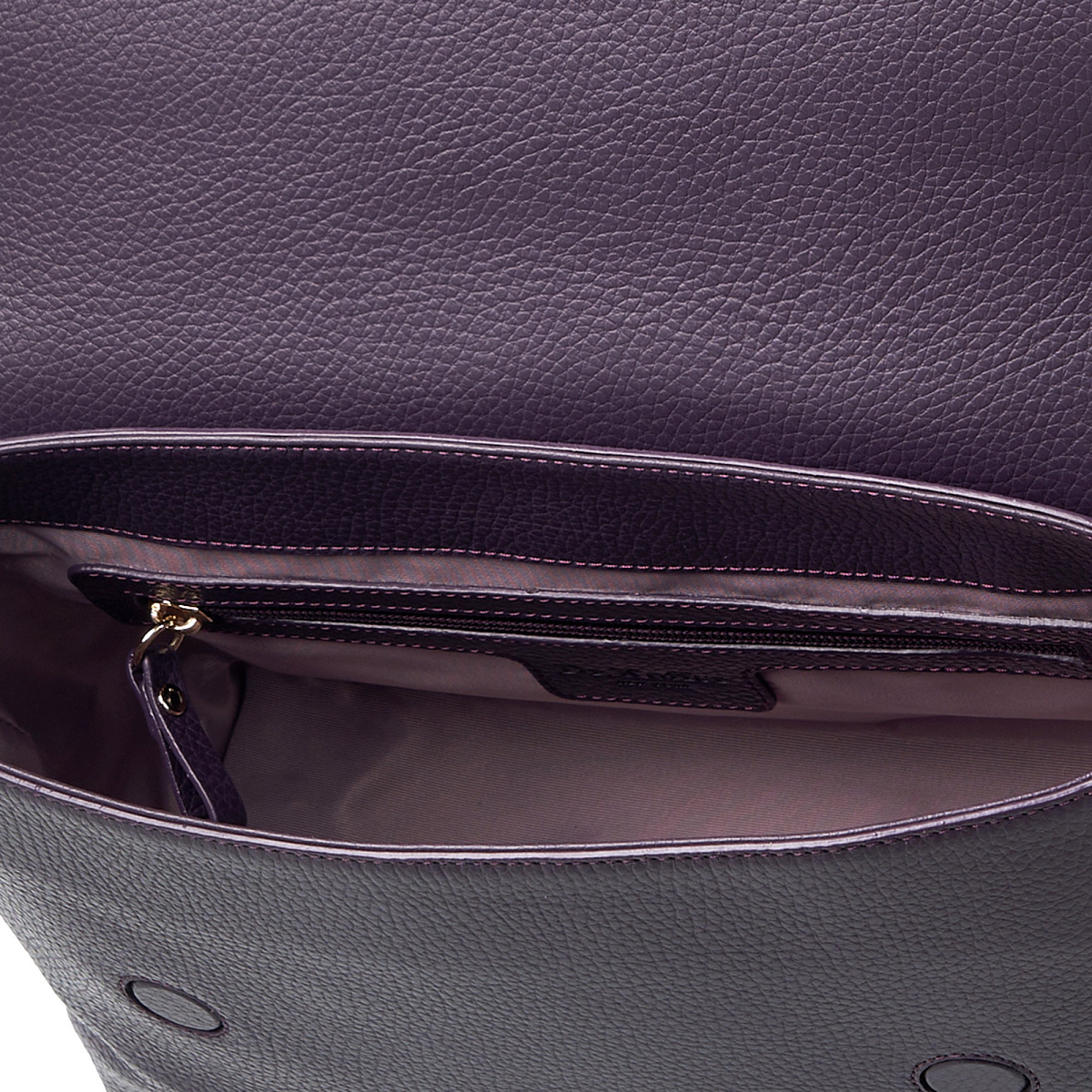 Женская сумка  Dr. Koffer из натуральной кожи фиолетовая