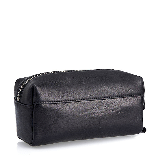 Несессер Dr. Koffer из натуральной кожи черный