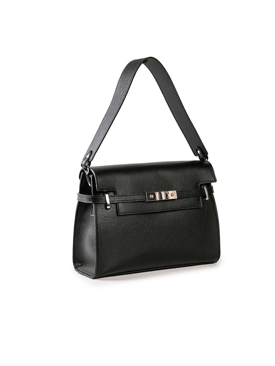 Женская сумка Dr. Koffer из натуральной кожи черная