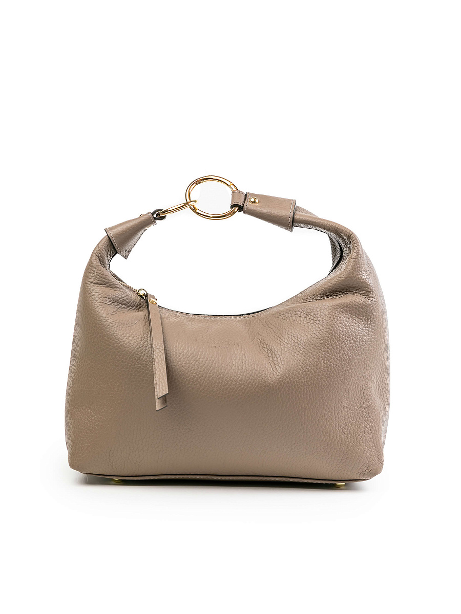 Женская сумка Dr.Koffer из натуральной кожи светло-бежевая