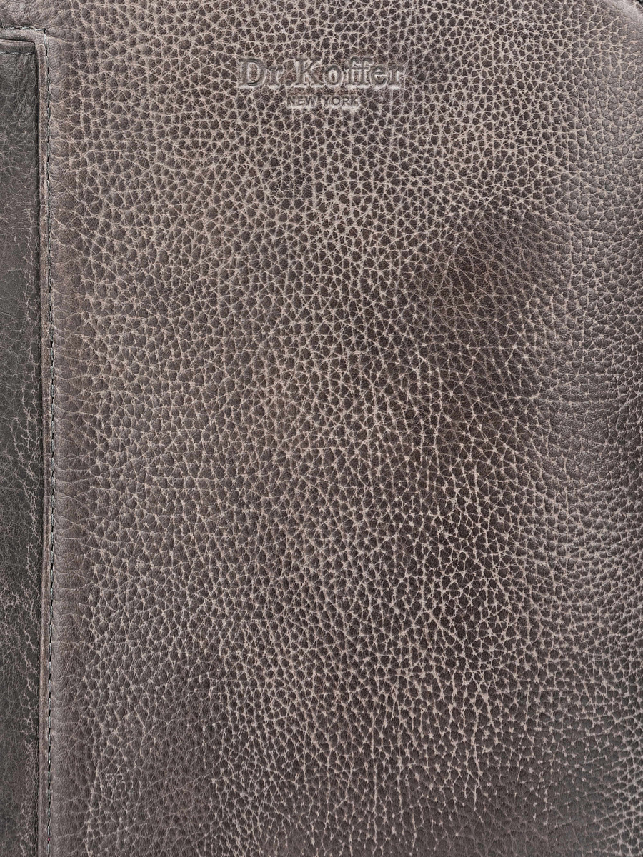 Рюкзак Dr. Koffer из натуральной кожи серый