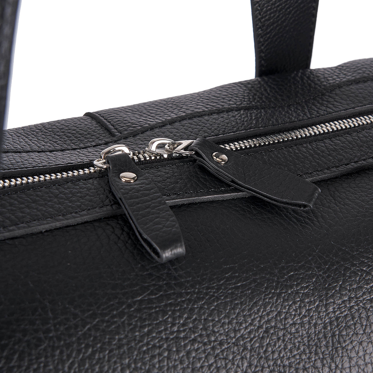 Сумка дорожная Dr.Koffer  из натуральной кожи черная