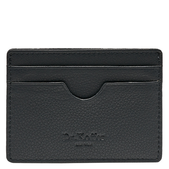 Кредитница Dr.Koffer из натуральной кожи синяя