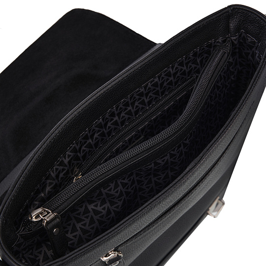 Деловая сумка Dr.Koffer из натуральной кожи черная