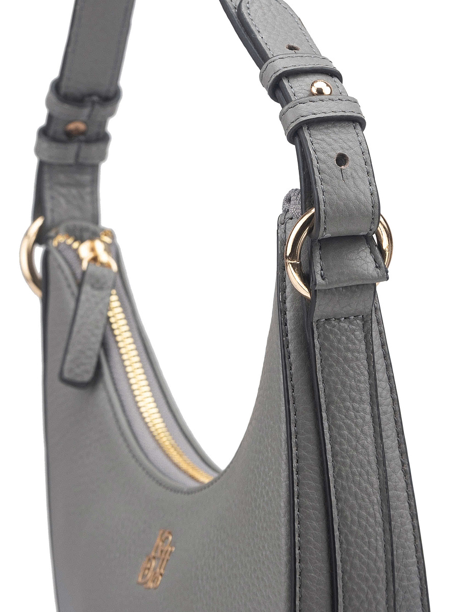 Женская сумка Dr. Koffer из натуральной кожи серая