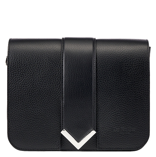 Женская сумка Dr. Koffer из натуральной кожи черная