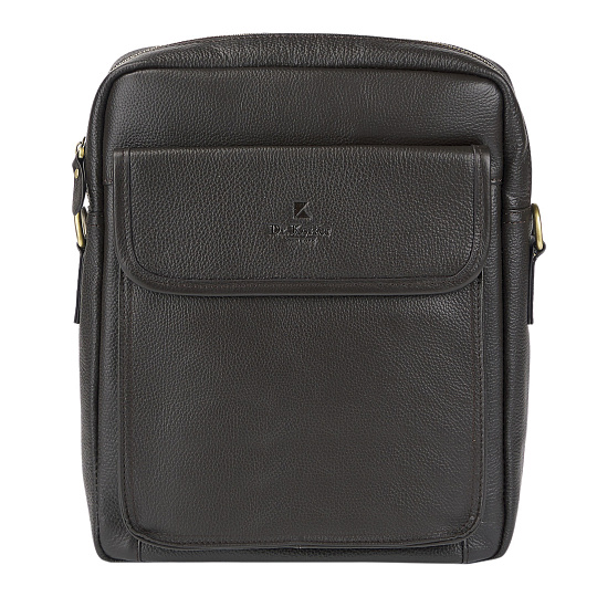 Сумка через плечо Dr.Koffer из натуральной кожи коричневая