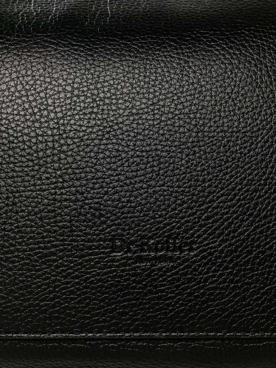 Женская сумка Dr. Koffer из натуральной кожи черная