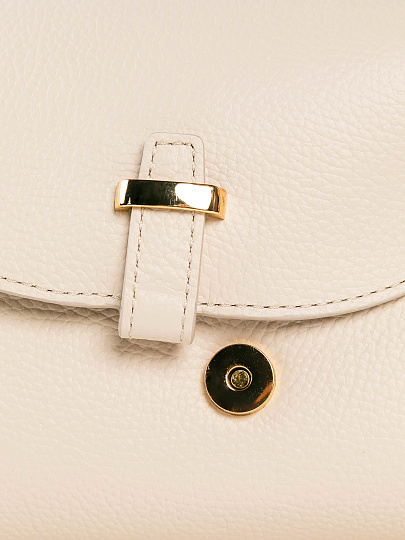 Женская сумка Dr. Koffer из натуральной кожи белая