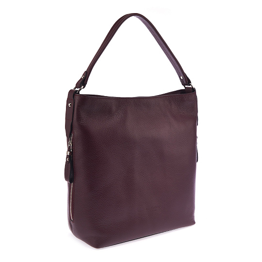 Женская сумка Dr. Koffer из натуральной кожи фиолетовая