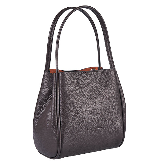 Женская сумка Dr. Koffer из натуральной кожи коричневая