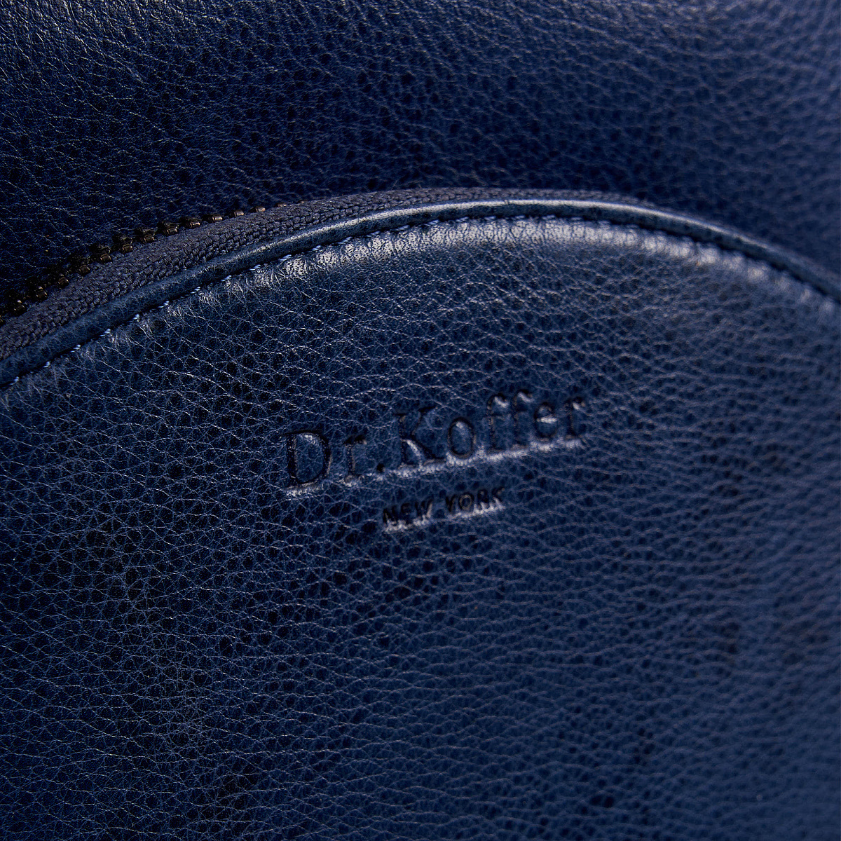 Рюкзак Dr.Koffer из натуральной кожи синий