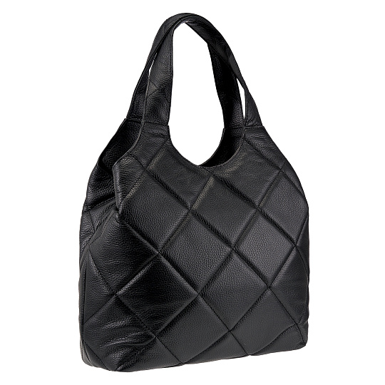 Женская сумка Dr. Koffer из натуральной кожи черная