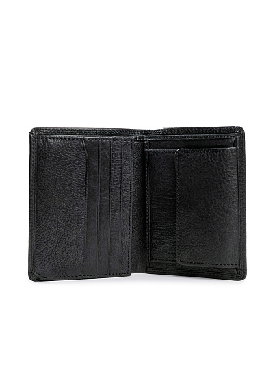 Портмоне Dr.Koffer из натуральной кожи черное