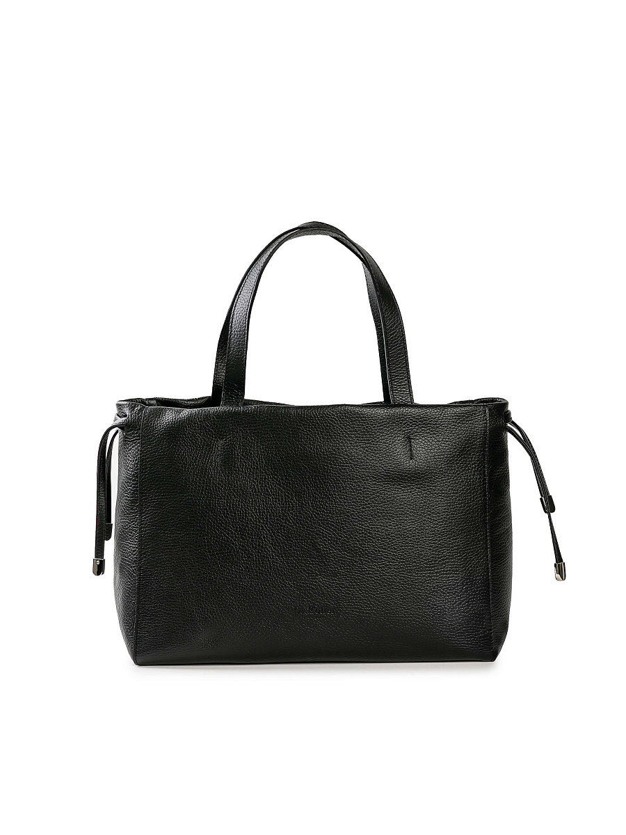 Женская сумка Dr. Koffer из натуральной кожи черная