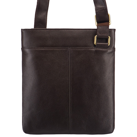 Сумка через плечо Dr.Koffer из натуральной кожи коричневая