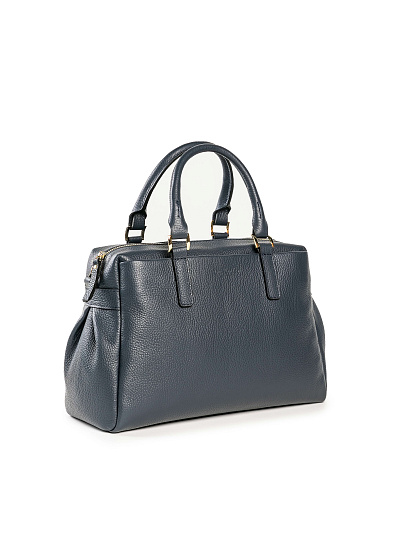 Женская сумка Dr. Koffer из натуральной кожи синяя