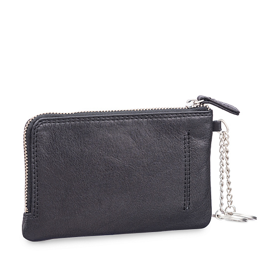 Ключница Dr.Koffer из натуральной кожи черная