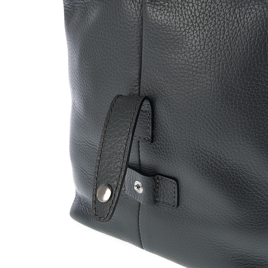 Сумка дорожная Dr. Koffer из натуральной кожи синяя