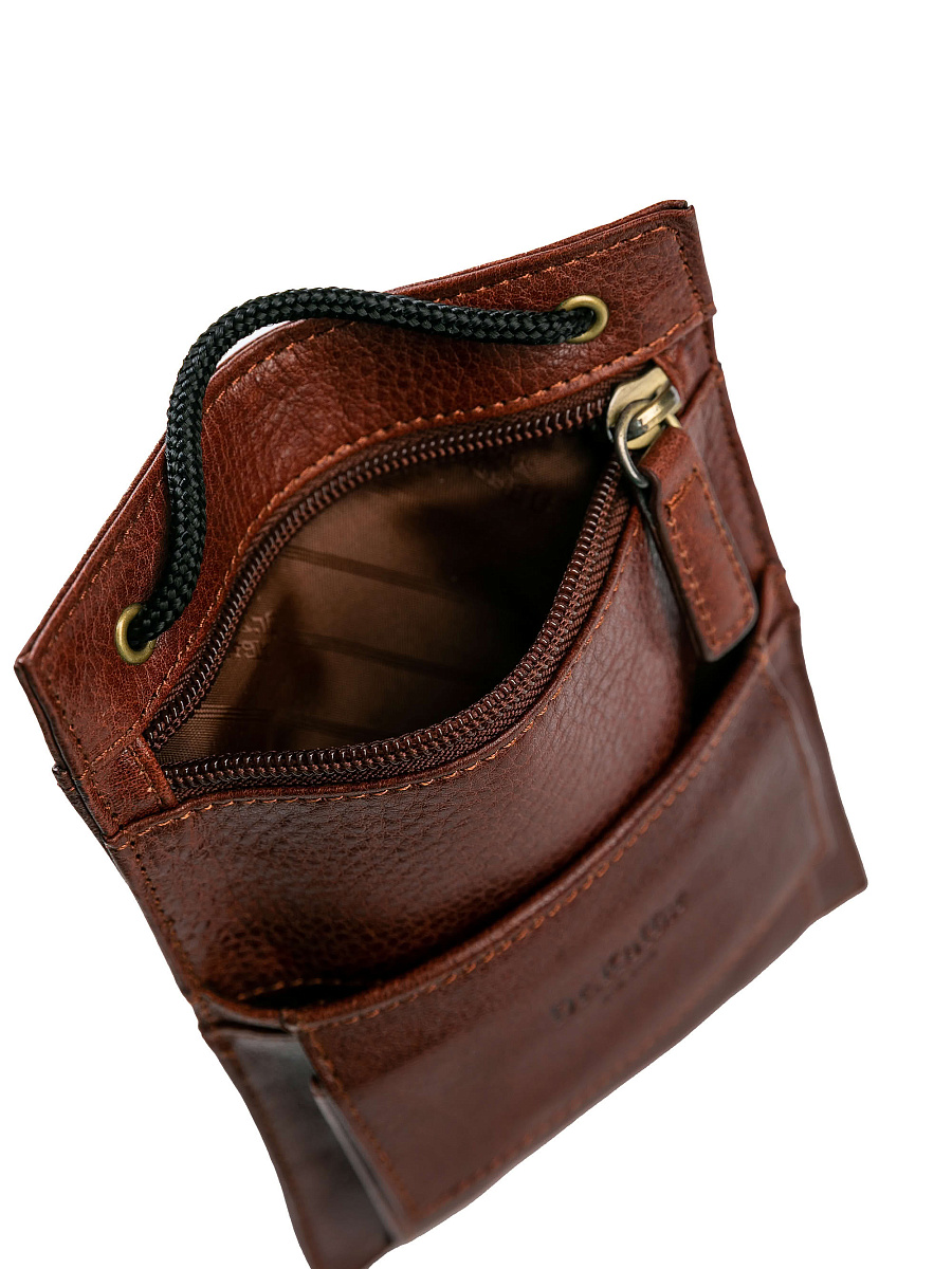 Нагрудный кошелек дорожный Dr.Koffer из натуральной кожи