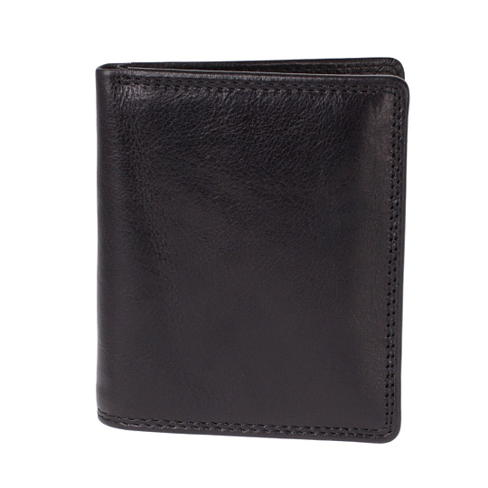 Портмоне Dr.Koffer из натуральной кожи черное