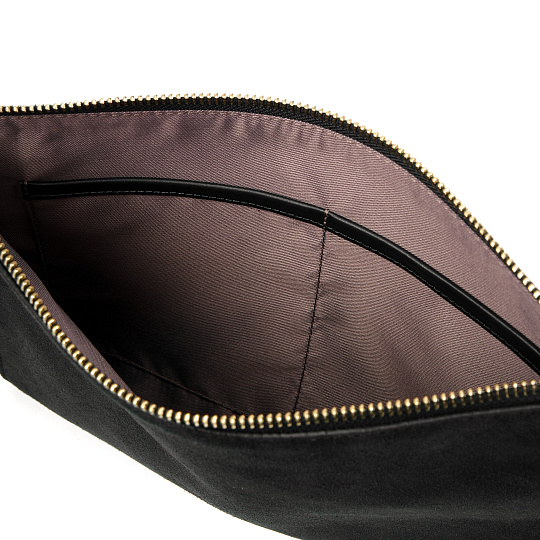 Женская сумка  Dr. Koffer из натуральной кожи черная