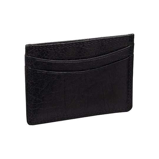 Кредитница Dr.Koffer из натуральной кожи черная