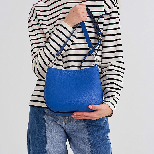 Женская сумка Dr. Koffer из натуральной кожи синяя