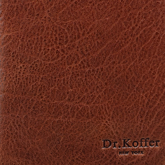 Обложка для паспорта/автодок из натуральной кожи Dr. Koffer