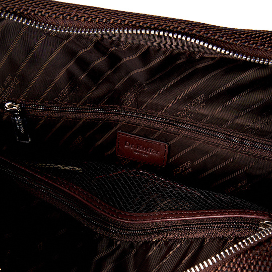 Сумка планшет Dr.Koffer из нейлона и натуральной кожи