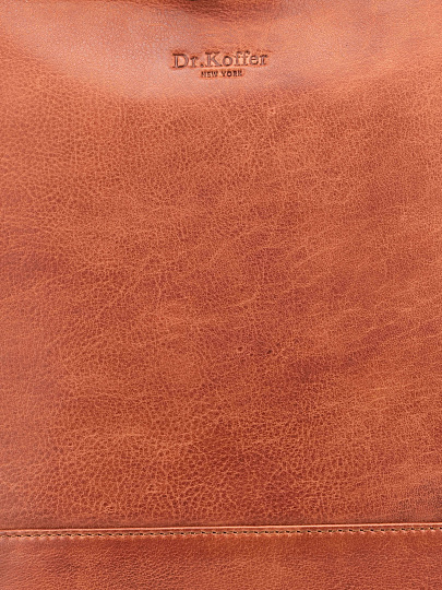 Рюкзак Dr. Koffer из натуральной кожи коричневый