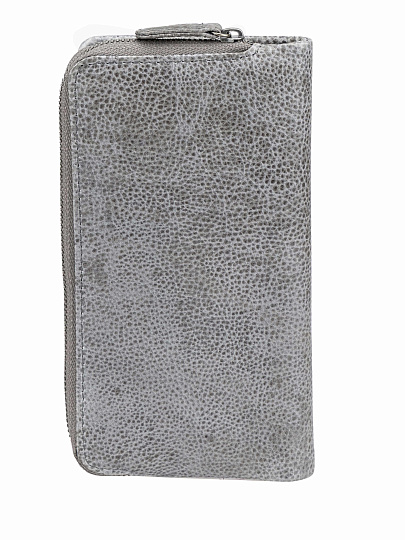 Кошелек Dr.Koffer из натуральной кожи серый