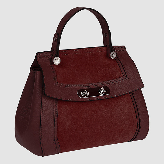 Бордовый сэтчел Dr. Koffer 5633SV-03
