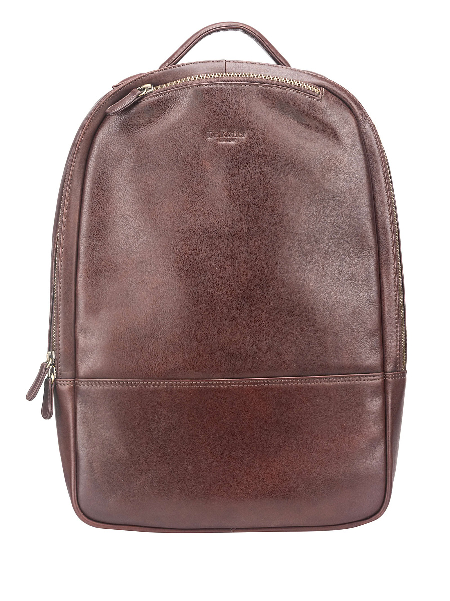Рюкзак Dr. Koffer из натуральной кожи коричневый