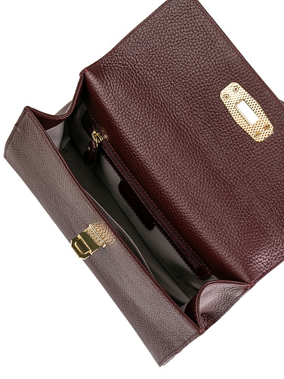 Женская сумка Dr.Koffer из натуральной кожи фиолетовая