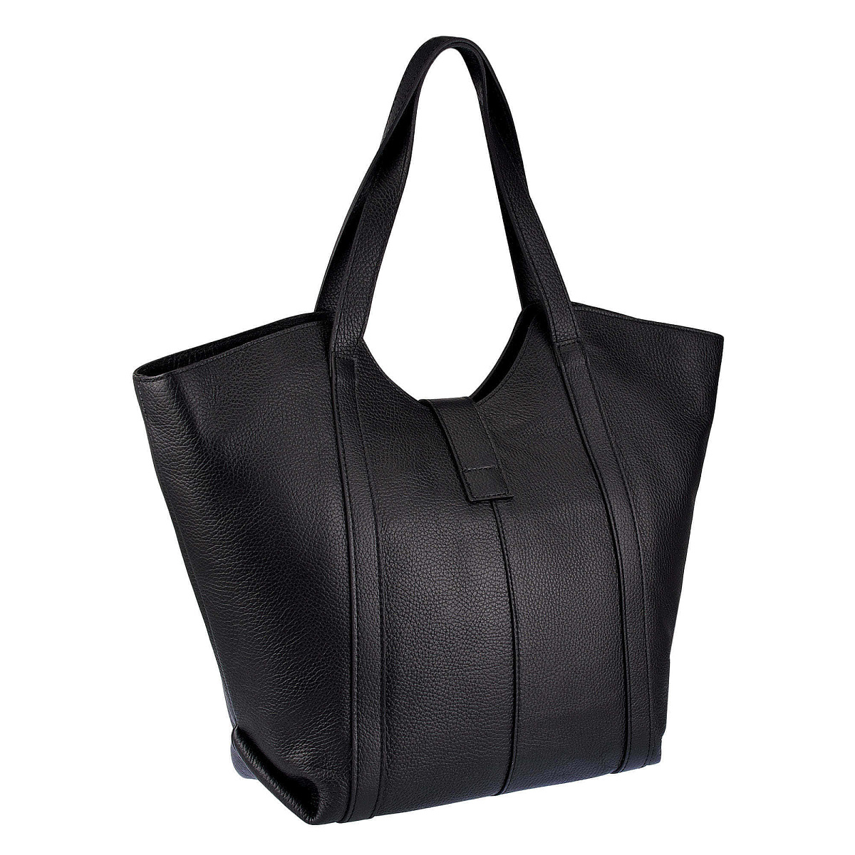 Женская сумка Dr. Koffer из натуральной кожи черная