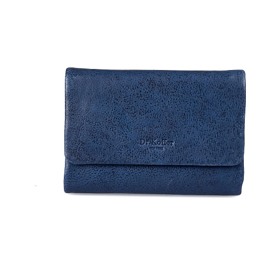 Портмоне Dr.Koffer из натуральной кожи синее