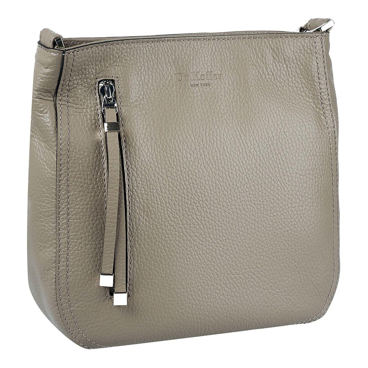 Женская сумка Dr. Koffer из натуральной кожи коричневая