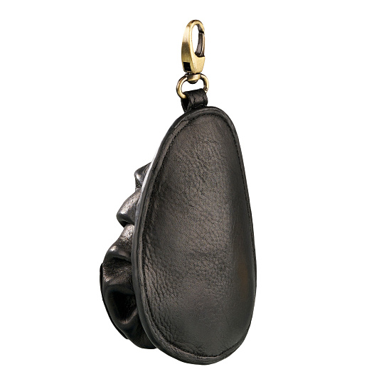 Ключница Dr.Koffer из натуральной кожи черная