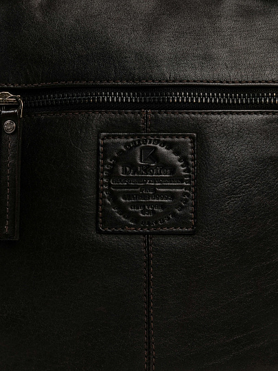 Сумка через плечо Dr.Koffer из натуральной кожи коричневая