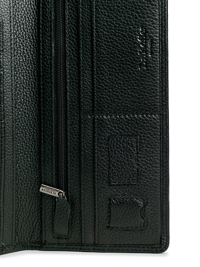 Портмоне Dr.Koffer из натуральной кожи черное