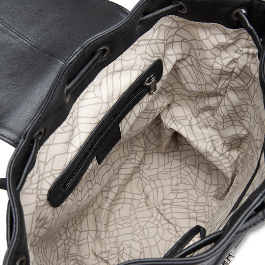 Рюкзак Dr.Koffer из натуральной кожи черный