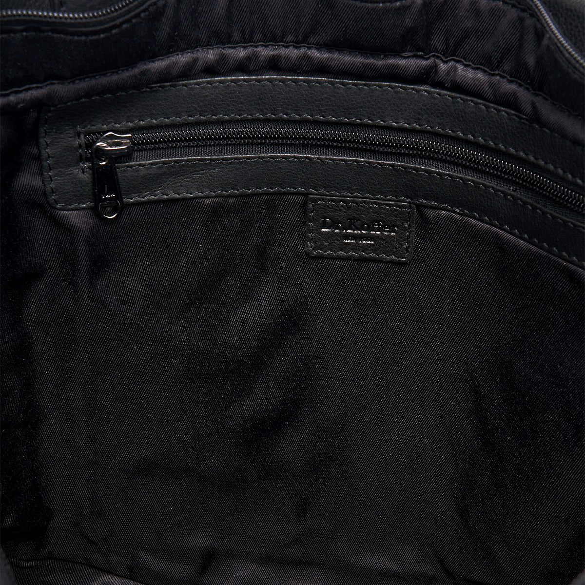 Женская сумка Dr.Koffer из натуральной кожи чёрная