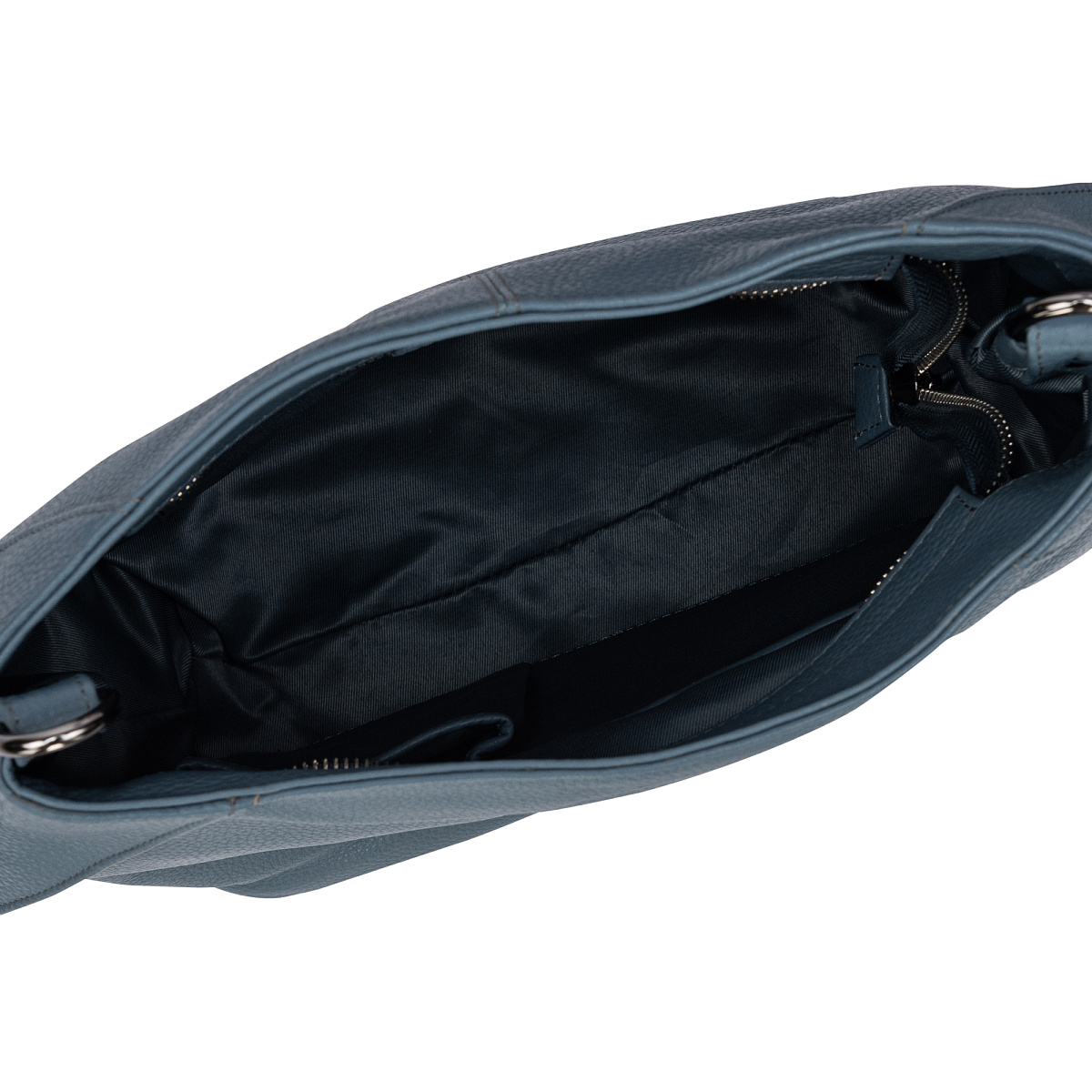 Женская сумка Dr.Koffer из натуральной кожи голубая