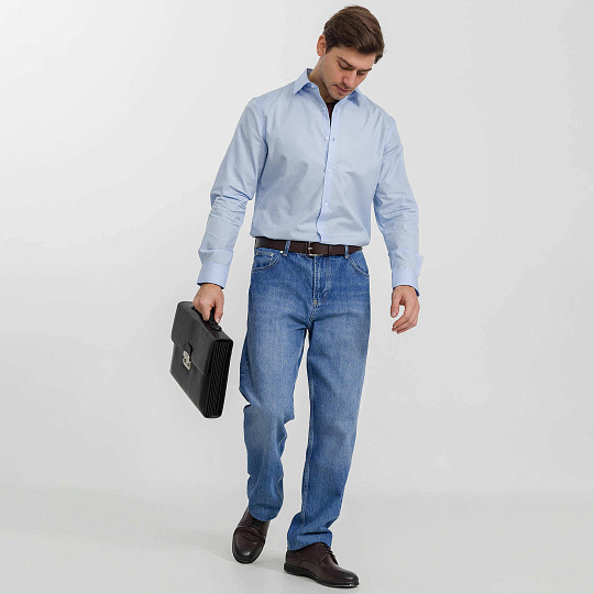 Портфель Dr.Koffer из натуральной кожи черный